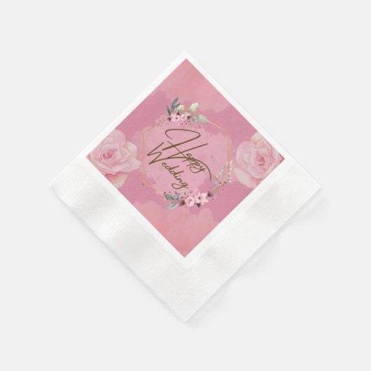 Joyeuses serviettes en papier Mariage (Coin)