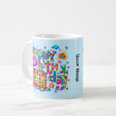 Joyeuses tasses de gâteau d'anniversaire (Devant gauche)