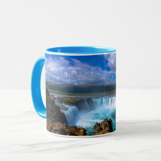 Joyeuses tasses du nouvel an 2022 (Devant gauche)