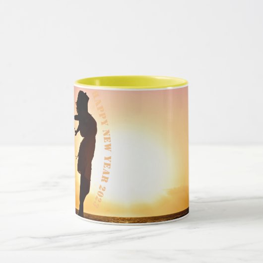 Joyeuses tasses du nouvel an 2023 (Centre)