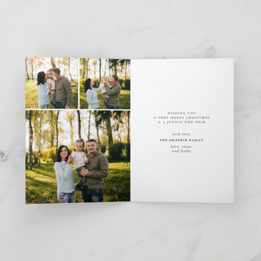 Joyeuses Tidings | Carte Hanoukka avec photos inté (Intérieur)