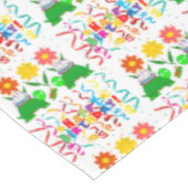 Joyeuses tortues nappes d'anniversaire (Angle)