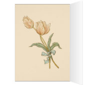 Joyeuses tulipes d'anniversaire sur En vichy pays (Intérieur (Gauche))