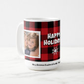 Joyeuses vacances 2 Photo Café Mug (Devant gauche)