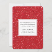 Joyeuses vacances Animaux de compagnie Carte de va (Dos)