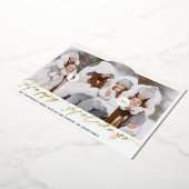 Joyeuses vacances arc moderne 3 photos script roug (Rotation)