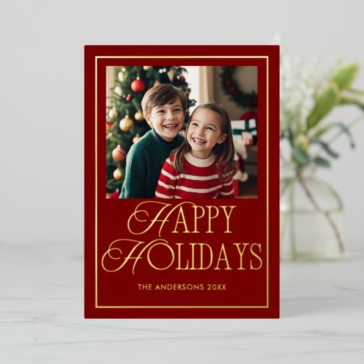 Joyeuses vacances Bourgogne Photo (Debout devant)