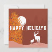 Joyeuses vacances - Carte Plat (Devant)