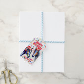 Joyeuses vacances chevaux étiquettes cadeaux de No (Avec de laficelle)