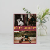 Joyeuses vacances classiques | Red Trois Photo Gol (Debout devant)