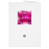 Joyeuses vacances de notre nouvelle maison (Dos)