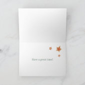 Joyeuses vacances de tous nous Carte de vacances (Intérieur)