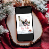 Joyeuses Vacances d'hiver Carte cadeau de vacances