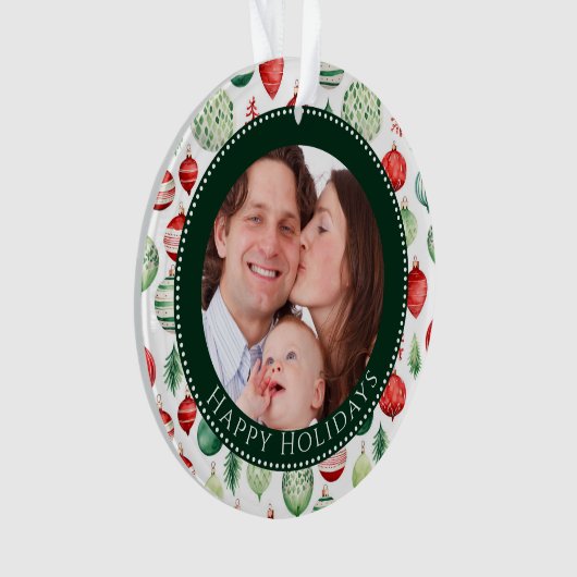 Joyeuses vacances Famille Photo Keepsaké (devant)