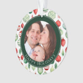 Joyeuses vacances Famille Photo Keepsaké (devant)