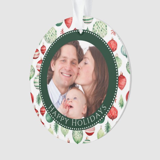 Joyeuses vacances Famille Photo Keepsaké (devant)