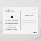 Joyeuses Vacances Funny Cute Cats Caroling (Verso)