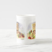 Joyeuses vacances Gingerbread Maison Chine Mug (Devant)