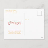 Joyeuses vacances Gold Foil Swash Photo de vacance (Dos)