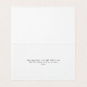 Joyeuses vacances Lettrer la famille moderne photo (Inside Unfolded)