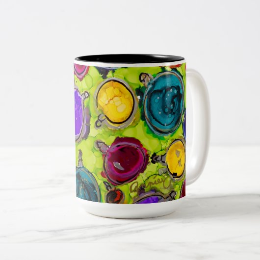 Joyeuses vacances Lovitude Mug (Devant droit)