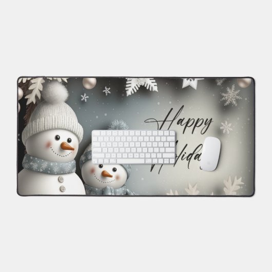 Joyeuses vacances mignonnes hiver Snowman Snowflak (Clavier et souris)