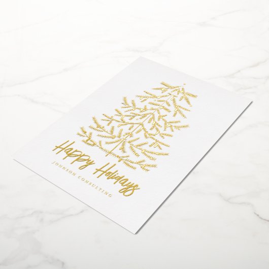 Joyeuses Vacances Moderne Simple Arbre de Noël (Rotation)