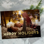 Joyeuses Vacances Moderne Typographie Simple