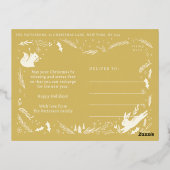 Joyeuses vacances Noël Photo Woodland Doodle (Verso)