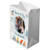 Joyeuses Vacances Noël Sacs Cadeaux Avec Elfes (Devant Angle)