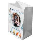 Joyeuses Vacances Noël Sacs Cadeaux Avec Elfes (Dos Angle)