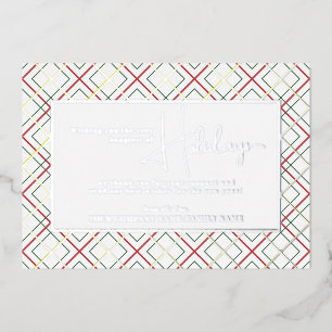 Joyeuses vacances Nouvel An Entreprise Plaid Entre