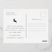 Joyeuses vacances Pays Pin Rustique Wreath Bois (Verso)