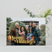 Joyeuses vacances photo (Debout devant)