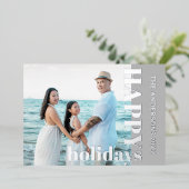 Joyeuses vacances Photo de famille | gris clair cl (Debout devant)