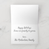 Joyeuses vacances Photo Noël (Couchage intérieur)