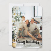 Joyeuses vacances Photo Noël Carte de vacances (Devant)