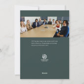 Joyeuses vacances Pine d'hiver Carte de vacances d (Dos)