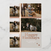 Joyeuses Vacances Plaid 5 Famille Photo Plaid Coll (Recto)