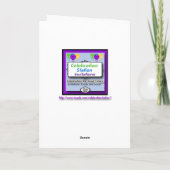 Joyeuses vacances Polar Bear Penguin Carte de voeu (Dos)