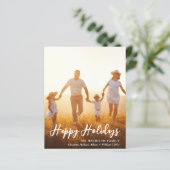 Joyeuses vacances Script photo superposition carte (Debout devant)