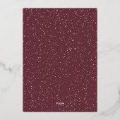 Joyeuses vacances simple élégant une photo (Verso)