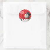 Joyeuses vacances Stickers Snowman (Sac)