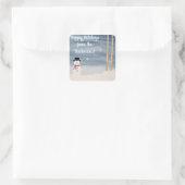 Joyeuses vacances Stickers Snowman (Sac)
