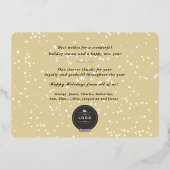 Joyeuses vacances Typographie classique Photo Entr (Verso)