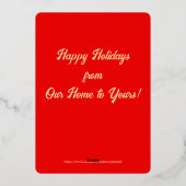 Joyeuses Vacances Votre et votre belle étoile arbo (Verso)