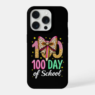 Joyeux 100 Jours d'École Enseignants Joli Nœud Ros