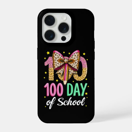 Joyeux 100 Jours d'École Enseignants Joli Nœud Ros (Verso)