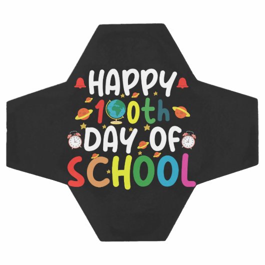 Joyeux 100e jour de l'enseignant étudiant (Plat)