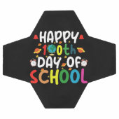 Joyeux 100e jour d'école enseignant élève (Plat)